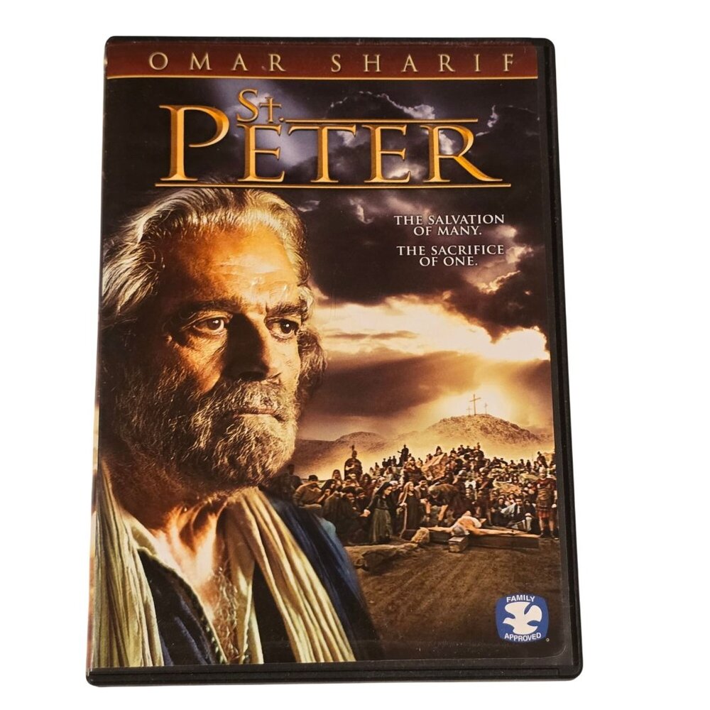 St. Peter DVD Movie Omar Sharif  197 Min Family Approved Daniele Pecci 2005